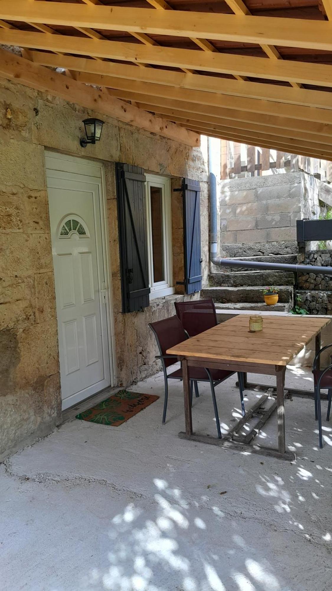 Maison Renove En Pierre Crotenay Exterior foto